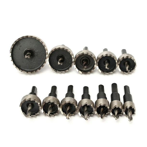 Durable HSS Drill Bit Hole Saw Set 12-50mm Stainless Steel Metal Alloy Tool 